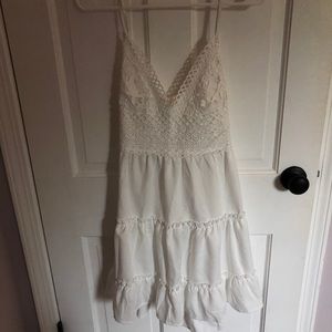 White sun dress